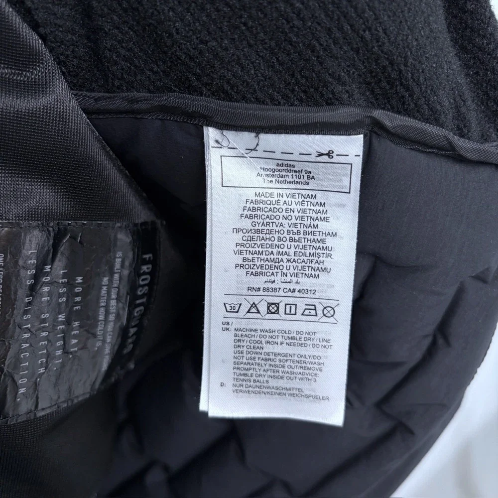 Adidas Frostguard‎ Golf Puffer Vest Men's Large The Open Logo H50988 Duck Down